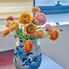 手绘青花瓷陶瓷花瓶花器干花水养鲜花复古中式客厅玄关摆件插花器