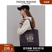 teenieweenie小熊奥莱春季季帆布(季帆布，)包包大容量，手提包女士出游收纳包