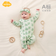 aengbay莫代尔婴儿服夏季连体衣，薄款家居爬服宝宝，睡衣新生儿衣服
