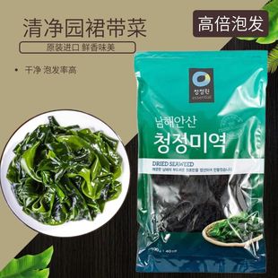 韩国进口清净园裙带菜100g超值凉拌大片海木耳海带海白菜干裙带菜