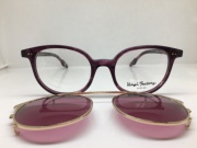 Vinyl Factory Hauden t透明紫手工板材 眼镜夹片太阳镜套镜