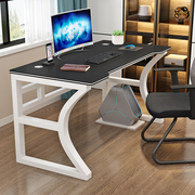 简约电脑台式桌家用轻奢办公书桌学生卧室写字台，租房简易电竞桌子