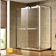 型l淋浴房浴室沐浴房玻璃，隔断卫生间浴屏长方形玻璃门干湿分离