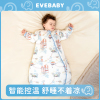 evebaby婴儿睡袋春秋薄款透气宝宝新生幼儿，防踢被子一体睡袋四季