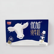 光明优加纯牛奶3.8g乳蛋白，250ml*10高钙牛奶11月