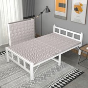 折叠床单人床家用办公室，午休床简易床木板床，便携陪护床出租屋铁床