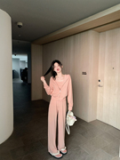 珍珍家时髦韩版卫衣外套，t恤休闲裤三件套2024年春季运动套装