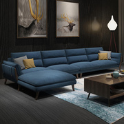 标爵北欧沙发客厅小户型布艺沙发，组合简约现代全实木沙发整装家具