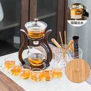 定制懒人玻璃茶具全自动泡茶器耐热透明功夫茶壶茶杯套装家用