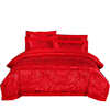 。四件套婚庆大红色床上用品新婚床品结婚被套4件套床单纯棉全棉