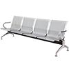 靠背长椅连体椅子等候办公休息点滴三人位排椅机场不锈钢候诊沙发
