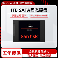 sandisk高速固态硬盘台式电脑1tb