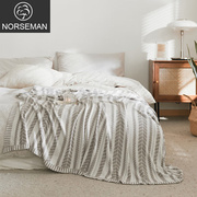 诺雪丝曼竹纤维毯子夏凉毯盖毯装饰毯四季沙发毯单人午睡午休空调