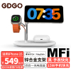 GDGO苹果MFi双认证四合一无线充电器S7/S8/S9快充MagSafe磁吸三合一MFM底座适用苹果iPhone15/14手机手表