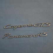 保时捷铂金版卡宴车标帕拉梅拉CayenneGTS钛灰色panamera4S字母标