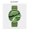 feyert小众品牌特色腕表设计大表盘，皮带男女网红真皮手表女石英表