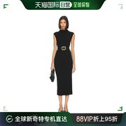 香港直邮潮奢 enza costa 女士 无袖针织高领连衣裙 VK5503