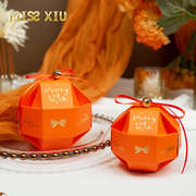 MISSXIU幸福之铃欧式创意喜糖盒婚庆圆形伴手包装婚礼糖果礼盒