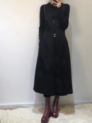 设计师品牌QIUHAO 黑色吊带裙外套钜惠