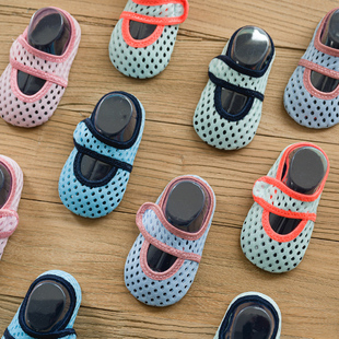 地板袜儿童夏季薄款婴儿鞋袜防滑底软底透气室内早教宝宝学步袜套