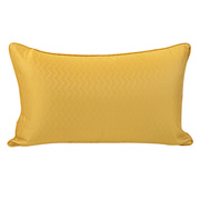 美式抱枕沙发靠垫 别墅客厅现代黄色绸缎轻奢长条家居靠枕腰