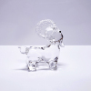 白羊座十二星座水晶摆件创意手工琉璃小绵羊动物玻璃生肖礼物车载