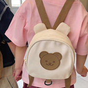 防走失迷你幼儿园书包儿童，可爱卡通小熊双肩，包韩版男女孩帆布背包