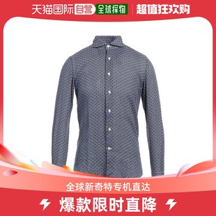香港直邮潮奢alessandrogherardi男士亚麻衬衫