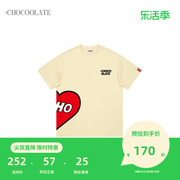 CHOCOOLATE男装圆领短袖T恤2024夏季潮流趣味半袖002950