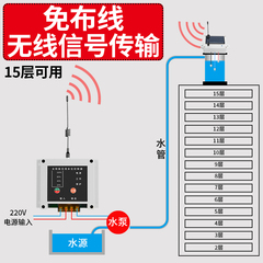 远程无线水塔全自动上水控制器水箱水池水泵液位电子水位抽水开关