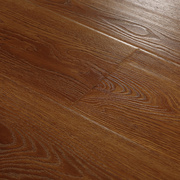 强化复合木地板12mm客厅家用地暖耐磨防水浮雕卧室深红色