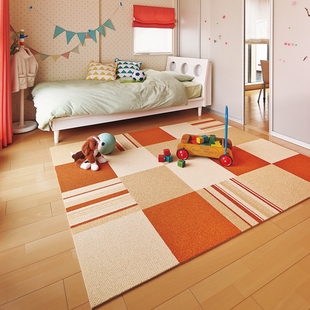 toli东理家居日本拼接地毯客厅卧室日式儿童家用满铺块毯方块地垫