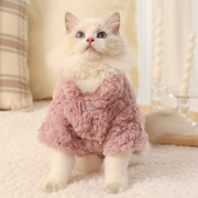 猫咪衣服冬季保暖秋冬款，加厚宠物加绒棉袄猫猫，小猫布偶猫冬天冬装