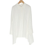 华人杰fe品牌撤柜折扣女装，气质时尚休闲本白色套头衫a1-0410