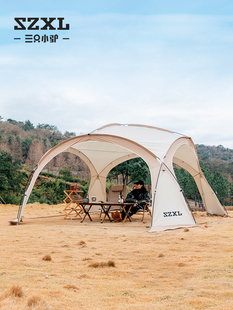 户外穹顶天幕帐篷超大遮阳棚，防晒野外露营野营防风雨球形多人帐篷