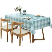 茶几餐桌布防水防油防烫pvc塑料免洗桌布，布艺北欧长方形台布桌垫