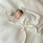 新生儿抱被春秋四季款纯棉包被宝宝初生儿包裹布婴儿纱布抱毯盖毯