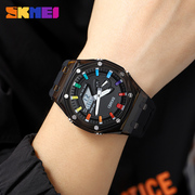 时刻美skmei手表潮流，手表高级户外限量版，小众防水电子表