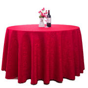 喜庆防尘盖布转盘桌子红布，桌布2白色圆桌布，园形餐桌垫餐台布欧式