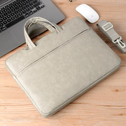 男士商务公文包会议文件包苹果华为戴尔联想笔记本电脑包男15.6寸