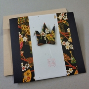 店主手工制作 折纸风格 纸鹤祝福卡 生日贺卡 结婚礼物品 可代写