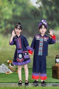 三月三少数民族服装儿童广西壮族民族服装哈尼族女童服饰苗族男童