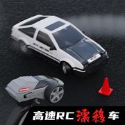 ae86漂移遥控车专业rc成人四驱，充电高速gtr跑车汽车赛车男孩玩具