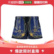 香港直邮Versace 撞色图案沙滩短裤 10025161A099135