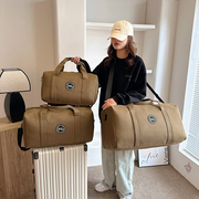 手提行李包男女(包男女，)大容量轻便旅行袋衣物，收纳包斜跨可套拉杆旅游包袋