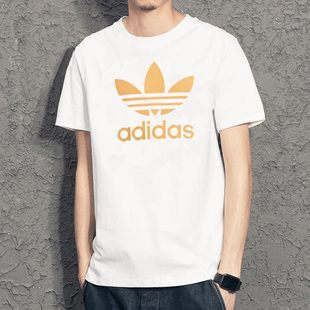 阿迪达斯三叶草短袖，男2022夏季运动服半袖休闲纯棉，t恤gn3486