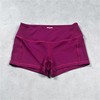 外贸瑜伽女短裤，速干健身弹力，紧身大码三分粉红裤黑蓝紫色