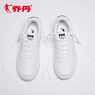 中国乔丹运动鞋男2024夏季空军男韩版潮白色休闲鞋滑板鞋男鞋