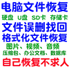 电脑数据恢复移动硬盘u盘存储sd卡回收站删除误删格式化文件 找回