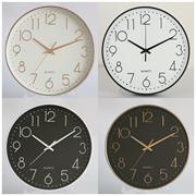 14寸35cm塑料挂钟，创意时尚客厅立体数字刻度，挂钟钟表定制